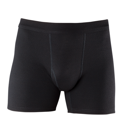 PACT L81606 Men's Black 6 Pack Organic Cotton Boxer Trunks Size